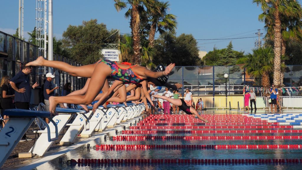 Συμμετοχή των παιδιών από τα δημοτικά προγράμματα κολύμβησης του Δήμου Αμαρουσίου στους 18ους Διαδημοτικούς Αγώνες Κολύμβησης