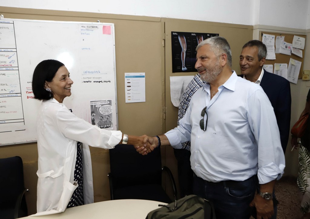 Επίσκεψη του Γ. Πατούλη στο Εθνικό Κέντρο Αποκατάστασης Αναπήρων στο Ίλιον