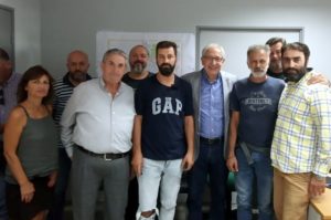 Ο Θ. Αμπατζόγλου συναντήθηκε σήμερα με τους εργαζόμενους στην υπηρεσία καθαριότητας και ανακύκλωσης