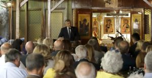 Ο Περιφερειάρχης Αττικής Γ. Πατούλης στην Κυψέλη στα εγκαίνια της νέας ανακαινισμένης πτέρυγας του Ασύλου Ανιάτων