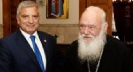Συνάντηση του Περιφερειάρχη Αττικής Γ. Πατούλη με τον Αρχιεπίσκοπο Αθηνών και πάσης Ελλάδος κ. Ιερώνυμο