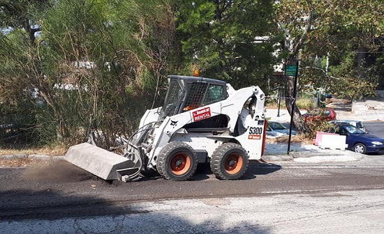 Έργο ασφαλτοστρώσεων στο Δήμο Πεντέλης