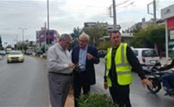 Αποξήλωση των παράνομων πινακίδων και διαφημιστικών αφισών στο Δήμο Αμαρουσίου