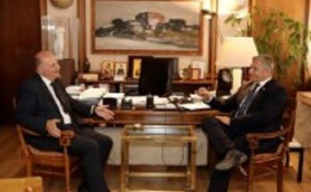 Συνάντηση του Περιφερειάρχη Αττικής και Προέδρου της ΚΕΔΕ Γ. Πατούλη με τον Υπουργό Δικαιοσύνης Κ. Τσιάρα