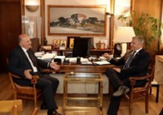 Συνάντηση του Περιφερειάρχη Αττικής και Προέδρου της ΚΕΔΕ Γ. Πατούλη με τον Υπουργό Δικαιοσύνης Κ. Τσιάρα