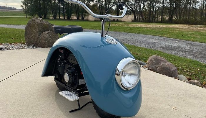 Φτιάχνουμε μηχανάκι μόνη μας, από φτερό Volkswagen Beetle
