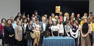 Αντιπροσωπεία της σχολικής σύμπραξης του Ευρωπαϊκού Προγράμματος  Erasmus +2018-20που έχει αναλάβει το 1ο Γυμνάσιο Αμαρουσίου φιλοξένησε ο Δήμος Αμαρουσίου