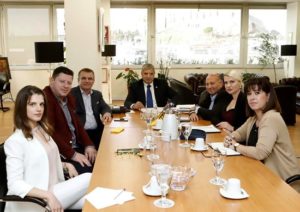 Συνάντηση με αντιπροσωπεία της Δημοκρατικής Ένωσης Εθνικής Ελληνικής Μειονότητας (ΔΕΕΕΜ)