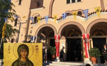 “Υποδοχή Τίμιας Κάρας Αγίας Παρασκευής στον Ιερό Ναό Ζωοδόχου Πηγής Λυκοβρύσεως”