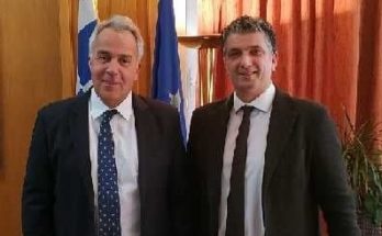 Οι αγωγές του Ελληνικού Δημοσίου στο επίκεντρο της συνάντησης του Υπουργού Αγροτικής Ανάπτυξης & Τροφίμων με τον Δημάρχο Βριλησσίων