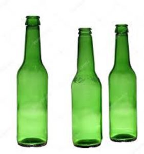 Μπύρα πράσινα ή καφέ μπουκάλια 