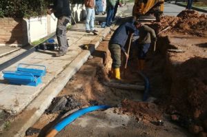 Πέντε βλάβες στο δίκτυο ύδρευσης Νέας Ερυθραίας-Πραγματοποιούνται εργασίες για την αποκατάστασή τους