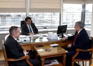 Συνάντηση του Περιφερειάρχη Αττικής Γ. Πατούλη με τον Πρόεδρο του Νομικού Συμβουλίου του Κράτους Κωνσταντίνο Χαλκιά
