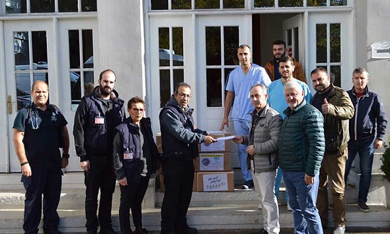 Στο Πανεπιστημιακό Νοσοκομείο Τιράνων το κλιμάκιο ιατρών που αναχώρησε την Παρασκευή από την Περιφέρεια Αττικής