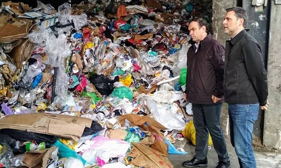 Το Κέντρο Διαλογής Ανακυκλώσιμων Υλικών στο Κορωπί επισπεύτηκε ο Πρόεδρος του ΕΟΑΝ Νίκος Χιωτάκης