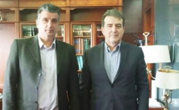 Ο Δήμαρχος Βριλησσίων Ξ. Μανιατογιάννης συναντήθηκε  σήμερα με τον Υπουργού Προστασίας του Πολίτη Μιχάλη Χρυσοχοίδη