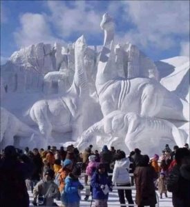 Στην Ιαπωνία έκθεση από καταπληκτικά γλυπτά πάγου 