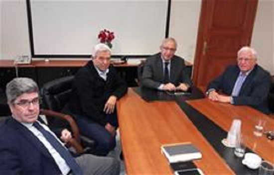 Συνάντηση του Δημάρχου Αμαρουσίου Θ. Αμπατζόγλου με τον Αντιδήμαρχο Λυκόβρυσης Πεύκης Παναγιώτη Ιωάννου 3/1/2020