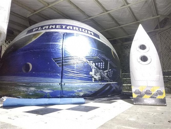 Το Φορητό Πλανητάριο Kidsdome Planetarium στον Δήμο Παπάγου - Χολαργού