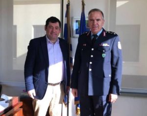 ​ Λυκόβρυσης- Πεύκης : Τον επικεφαλής της Διεύθυνσης Αστυνομίας Βορειοανατολικής Αττικής υποδέχθηκε ο Δήμαρχος