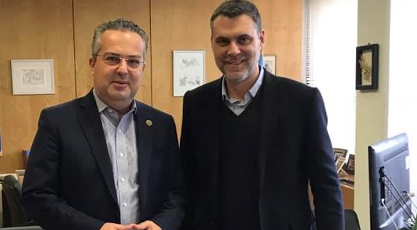 Δήμος Παπάγου Χολαργού : Ο Δήμαρχος  Ηλίας Αποστολόπουλος, συναντήθηκε με τον Γιάννη Σιδέρη, Διευθύνοντα Σύμβουλο του Εθνικού Οργανισμού Ανακύκλωσης