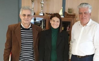 Τον Δήμαρχο Αγ. Παρασκευής Β. Ζορμπά επισκέφθηκε η Γραμ. Κοιν. Αλληλεγγύης και Ανθρωπίνων Δικαιωμάτων της Νέας Δημοκρατίας Μ. Νάτσιου, την Παρασκευή 14/2.