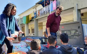 Γιορτή χαράς και αλληλεγγύης στον καταυλισμό των Κούρδων στο Λαύριο