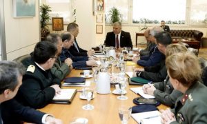 Συνάντηση του Περιφερειάρχη Αττικής Γ. Πατούλη και του Υφυπουργού Εθνικής Άμυνας Α. Στεφανή
