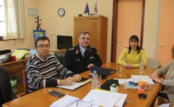 Πεντέλη : Συνάντηση  της  Δήμητρας Κεχαγιάς με τον  νέο Διευθυντή της Αστυνομικής Διεύθυνσης Βορειοανατολικής Αττικής, Ταξίαρχο κ. Π.  Κολλιντζά  και τον Διευθυντή Ασφαλείας Βορειοανατολικής Αττικής Ι. Λιανουδάκη.