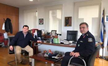 Τον νέο Διευθυντή της ΕΛΑΣ για τη Βορειοανατολική Αττική υποδέχθηκε ο Δήμαρχος