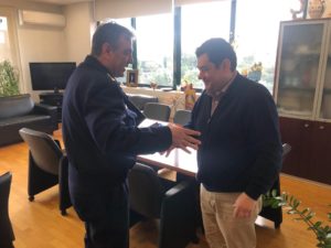 Τον νέο Διευθυντή της ΕΛΑΣ για τη Βορειοανατολική Αττική υποδέχθηκε ο Δήμαρχος