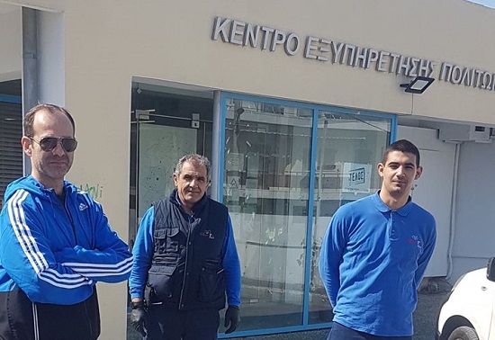 Πεντέλη:  Σήμερα πραγματοποιήθηκε  προληπτική απολύμανση του ΚΕΠ Μελισσίων