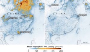 Μειώσει της ατμοσφαιρικής ρύπανσης στην Κίνα λόγο του κορονοϊού επισημαίνει η  NASA