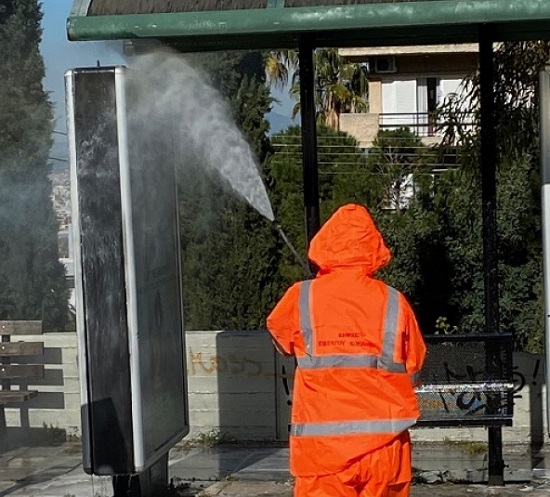 Παπάγου – Χολαργού: Προληπτική απολύμανση κοινόχρηστων χώρων