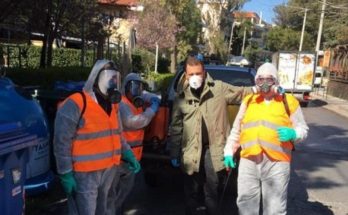 Πεντέλη: Λειτουργιά της υπηρεσίας Καθαριότητας