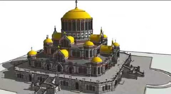 Στην περιφέρεια  Σβερντλόφσκ η Ρωσία χτίζει τη μεγαλύτερη Ορθόδοξη Εκκλησία στον κόσμο