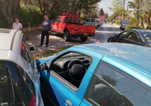 Βριλήσσια: Τροχαίο ατύχημα στην στην οδό Μπακογιάννη και Αγίου Αντωνίου