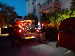 Πεντέλη : Φωτιά στο χώρο του Πρώην Νοσοκομείου Παπαδημητρίου στα Μελίσσια
