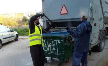 Λυκόβρυση Πεύκη :Καθημερινά συνεχίζουμε τις πλύσεις και τις απολυμάνσεις των κάδων απορριμμάτων στο δήμο μας
