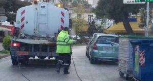 Πεύκη Λυκόβρυση:  Καθημερινές απολυμάνσεις και πλύσεις κάδων από τον Δήμο