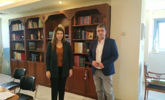 Βριλήσσια: Συνάντηση Δημάρχου Ξένου Μανιατογιάννη με την Υφυπουργό Παιδείας Σοφία Ζαχαράκη