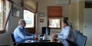 Διόνυσος :Επίσκεψη του Κυβερνητικού Εκπροσώπου Στέλιου Πέτσα στο Δημαρχείο Διονύσου και συνάντησή του με το Δήμαρχο Γιάννη Καλαφατέλη