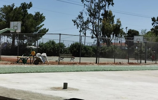 Ραφήνα Πικέρμι: Αυτοψία Δήμαρχου για το έργο κατασκευής  γηπέδου 5Χ5 στο Δημοτικό Αθλητικό Κέντρο του Ν. Βουτζά
