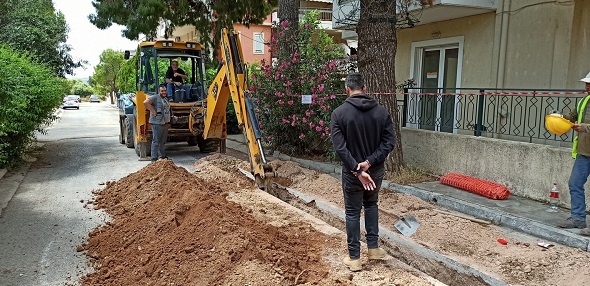 Παλλήνη:  Στην τελική ευθεία μπαίνουν τα έργα επέκτασης του φυσικού αερίου και στο παλιό κέντρο της Παλλήνης