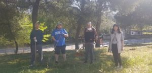 Πεντέλη: Από την εθελοντική δράση καθαρισμού στο Αλσύλλιο του Αγίου Νικολάου απέναντι από την Μονή Πεντέλης