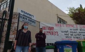 Πεντέλη : Επίσκεψη Π. Κρανιώτη μαζί και Πρόεδρου της Ένωσης Γονέων  Φ. Δελιδήμου στα Λύκεια του Δήμου