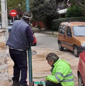 Λυκόβρυση Πεύκη:  Αντικαταστάθηκαν περισσότερες από 135 πινακίδες σήμανσης οδικής κυκλοφορίας που είχα φθαρεί