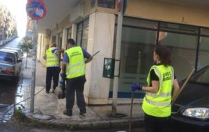 Αθήνα : Σήμερα τα συνεργεία του Δήμου καθάρισαν την περιοχή του Νέου Κόσμου