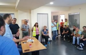 Βριλήσσια: Ο επικεφαλής του Συνδυασμού  Νέα Πνοή για τα Βριλήσσια  συζήτησε  στα γραφεία της Διεύθυνσης με τους εργαζομένους στην καθαριότητα
