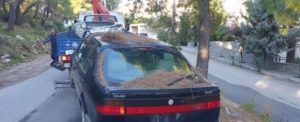 Διόνυσος:  Συνεχίζουμε  την περισυλλογή και απομάκρυνση εγκαταλελειμμένων αυτοκινήτων στον Δήμο